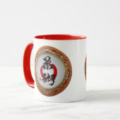 Mug [200] Calligraphie japonaise - Jujutsu (Devant gauche)