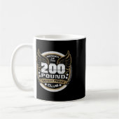 Mug 200 Pound Bench Press Club For Weightlifter Gym  (Gauche)