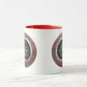 Mug [200] Vegvisir - Viking Silver Magic Runic Compass (Centre)