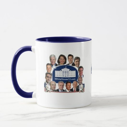 Mug 2012 candidats républicains à la présidentielle (Gauche)
