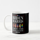 Mug 2021 Biden Harris Unity Over Division Gift (Gauche)