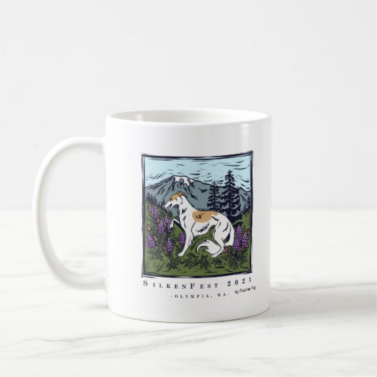 Mug 2021 Silken Windhounds Silkenfest Logo carré (Gauche)