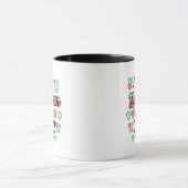 Mug 2023 Joyeux Nouvel An Texte et coeurs colorés (Centre)