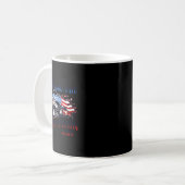 Mug 2024 À Bord Du Trump Train Usa American Flag (Devant gauche)