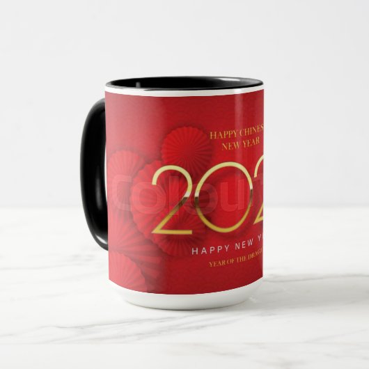Mug 2024 conception de tasse. (Devant gauche)