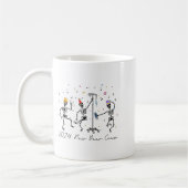 Mug 2024 New Year Crew Skeleton Dancing Funny Nurse Ic (Gauche)