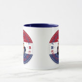 Mug 2024 Priez pour l'oncle rouge, blanc et bleu Sam (Centre)