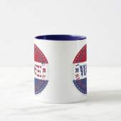 Mug 2024 Vote Pour Le Drapeau Rouge, Bleu Blanc États- (Centre)