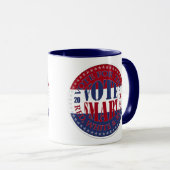 Mug 2024 Votez pour le vote Rouge, Blanc et Bleu Smart (Devant droit)