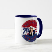 Mug 2024 Votre Vote Compte Oncle Sam (Devant droit)
