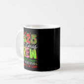 Mug 2025 Christmas Crew A Little Bit Crazy Loud Pajama (Devant gauche)