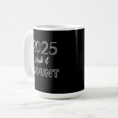 Mug 2025 Faire son compte (Devant gauche)