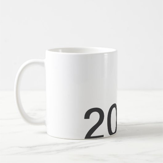 Mug 2026 2027 2028 name title here year bold letter  (Gauche)