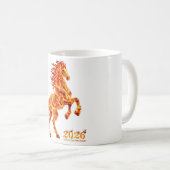 Mug 2026 Année du Cheval de Feu (Devant droit)