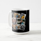 Mug 2026 Bold GRAD 8 Photo Collage Modern Graduation (Devant gauche)
