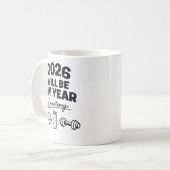 Mug 2026 Consistency Will Be My Year (Devant gauche)