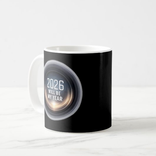 Mug  2026 Focus Will Be My Year (Devant gauche)