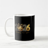 Mug 2026 Happy New Year Gold Disco Leopard Bow Coquett (Gauche)