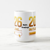 Mug 2026 Initialisation de l'Or Rouge Futuriste Progre (Centre)