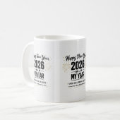Mug 2026 New Year Greeting Card (Devant gauche)