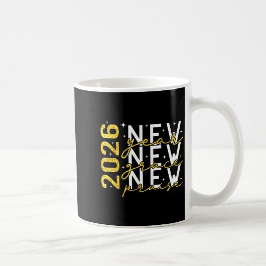 Mug 2026 New Year New Grace New Praise New Year's Eve (Droite)