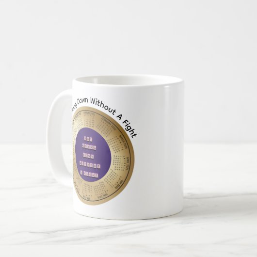 Mug 2026 Not Going Down Without A Fight Coffee  (Devant gauche)