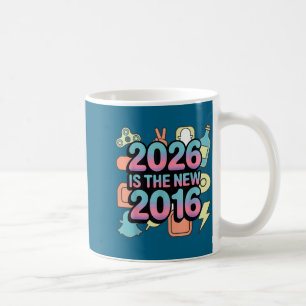 Mug 2026 Nouveau Graphisme Rétro Nostalgie 2016