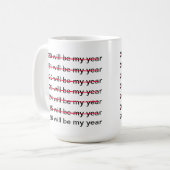 Mug 2026 Sera Mon Année Drôle Sarcastique Nouvel An (Devant gauche)