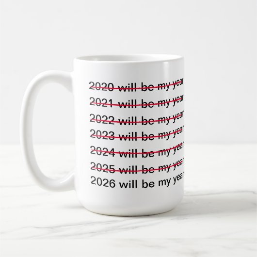 Mug 2026 Sera Mon Année Drôle Sarcastique Nouvel An (Gauche)