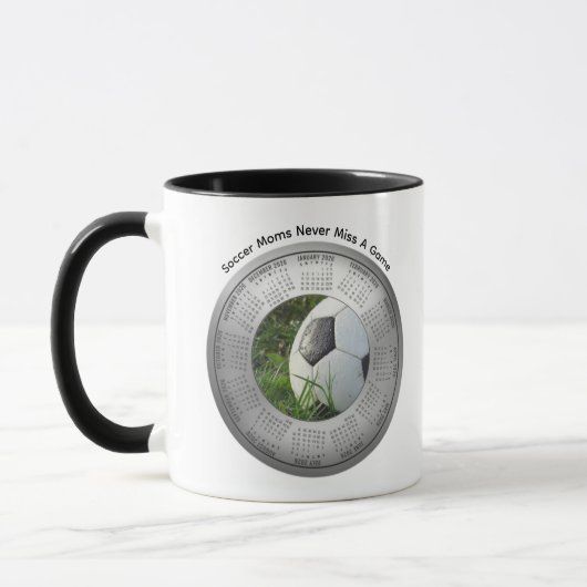 Mug 2026 Soccer Mom Calendar Coffee (Gauche)