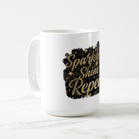 Mug 2026 sPARKLE,SHINE REPEAT (Devant gauche)
