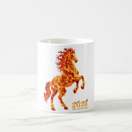 Mug 2026 Year of the Fire Horse (Centre)