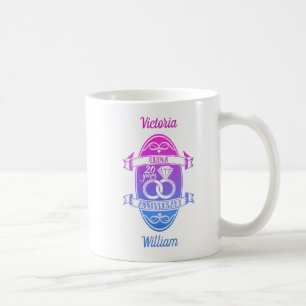 Mug 20 ans chinois traditionnel 20e anniversaire de ma