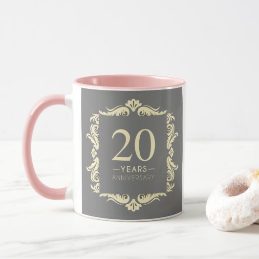 Mug 20 ans d'anniversaire (Avec donut)