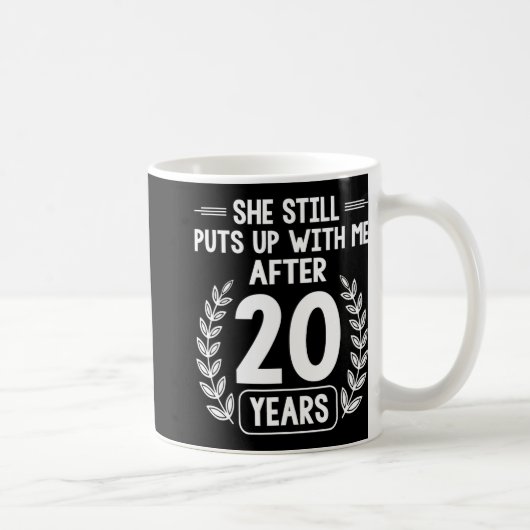 Mug 20 Ans De Mariage Mari Funny 20e Anniversaire (Droite)