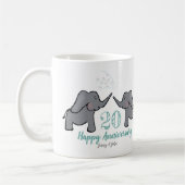 Mug 20e anniversaire de la chine mariage éléphant mign (Gauche)