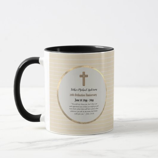 Mug 20e anniversaire d'ordination CHINE - TOUTE CLERGI (Gauche)