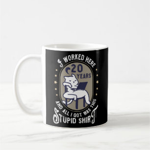 Mug 20E Anniversaire Du Travail 20 Anniversaire De L'E