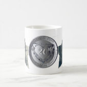 Mug 20e anniversaire Mariage Platinum 2 étoiles Photos (Centre)