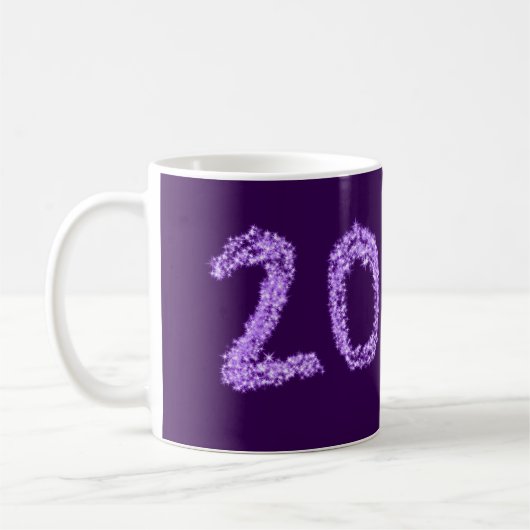 Mug 20e heureux anniversaire ajouter nom du couple dat (Gauche)