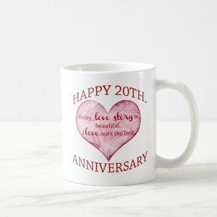 Mug 20ème. Anniversaire