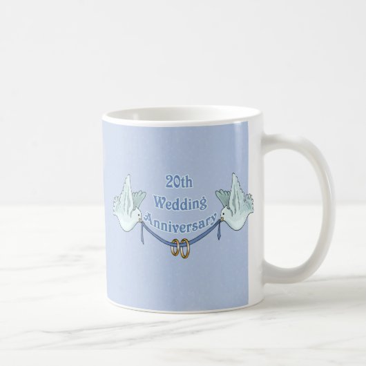 Mug 20ème Anniversaire de mariage (Droite)