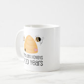Mug 20ème Cadeau de couples d'anniversaire (Devant gauche)