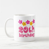 Mug 20ème Idées de cadeau d'anniversaire (Gauche)