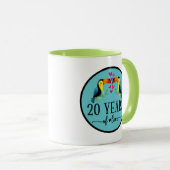 Mug 20th Anniversary 20 Years Together (Devant droit)