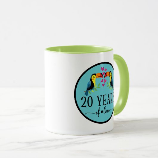 Mug 20th Anniversary 20 Years Together (Devant droit)
