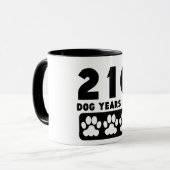 Mug 210 années de chien (Devant gauche)