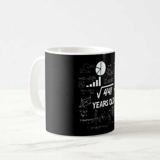 Mug 21 ans Anniversaire Geeky Math 21e anniversaire Ca (Devant gauche)