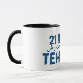 Mug 21 days Tehran (Gauche)