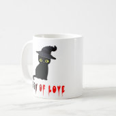 Mug 21- mignon belle belle cool drôle chat  (Devant gauche)